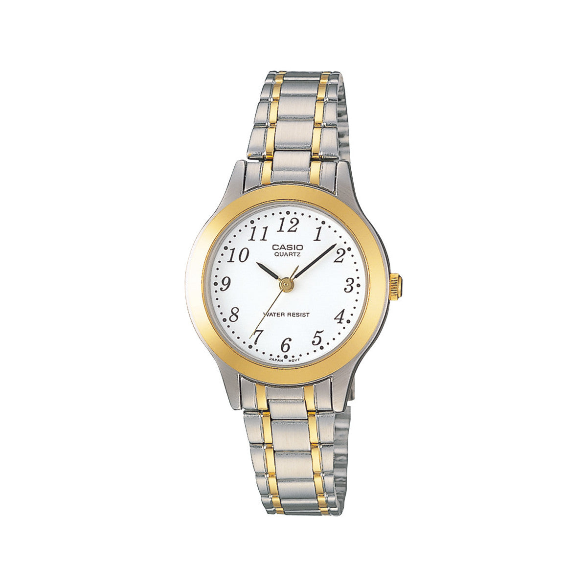 Casio Orologio Da Donna Ltp-1263Pg-7Beg Quarzo Quadrante Bianco Cinturino Acciaio Bicolore Silver/Gold 27Mm