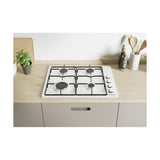 Candy Idea CHW6LWW Piano Cottura da Incasso Gas 4 Fornelli Bianco