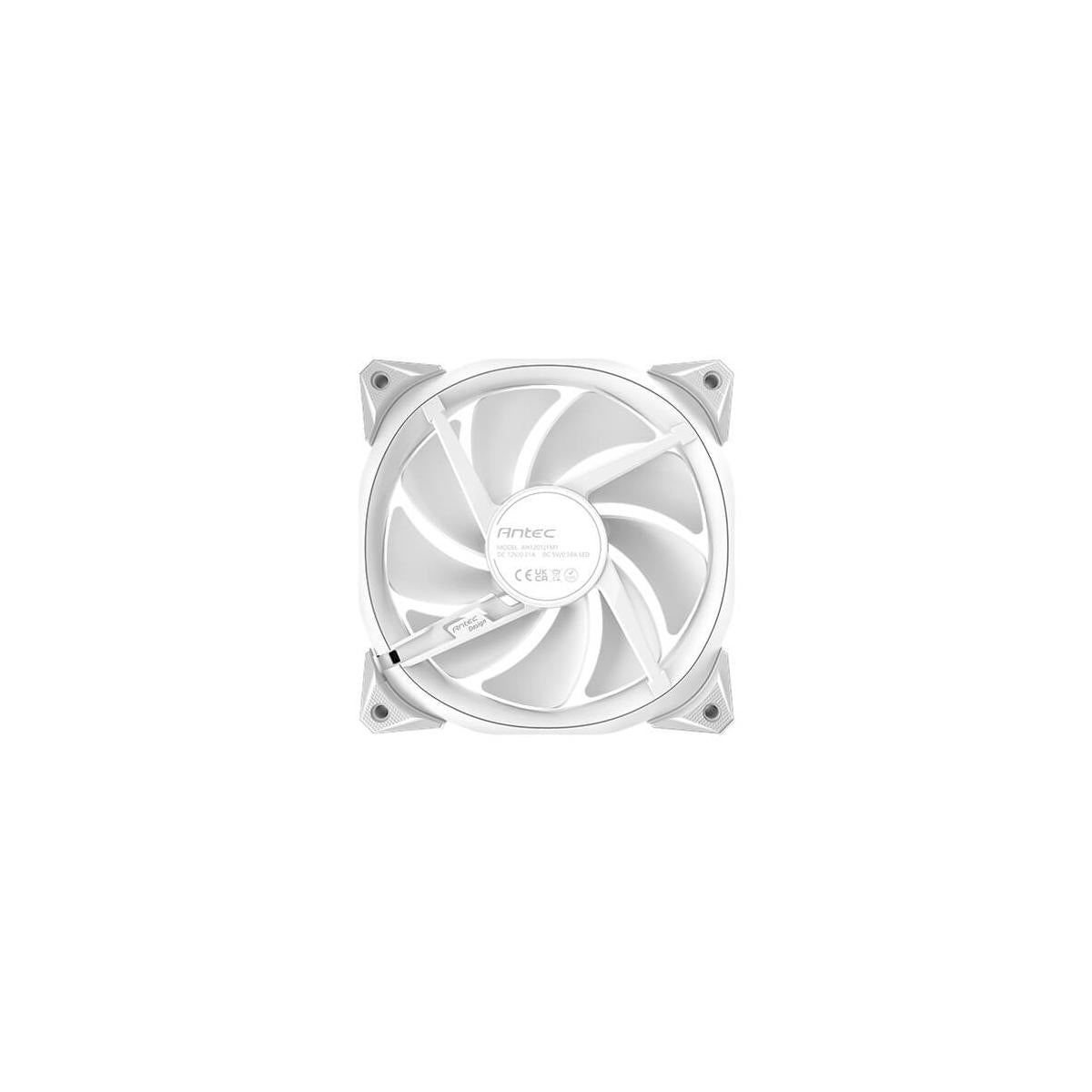 Antec Fusion 120 ARGB W Case per computer Ventilatore 12 cm Bianco