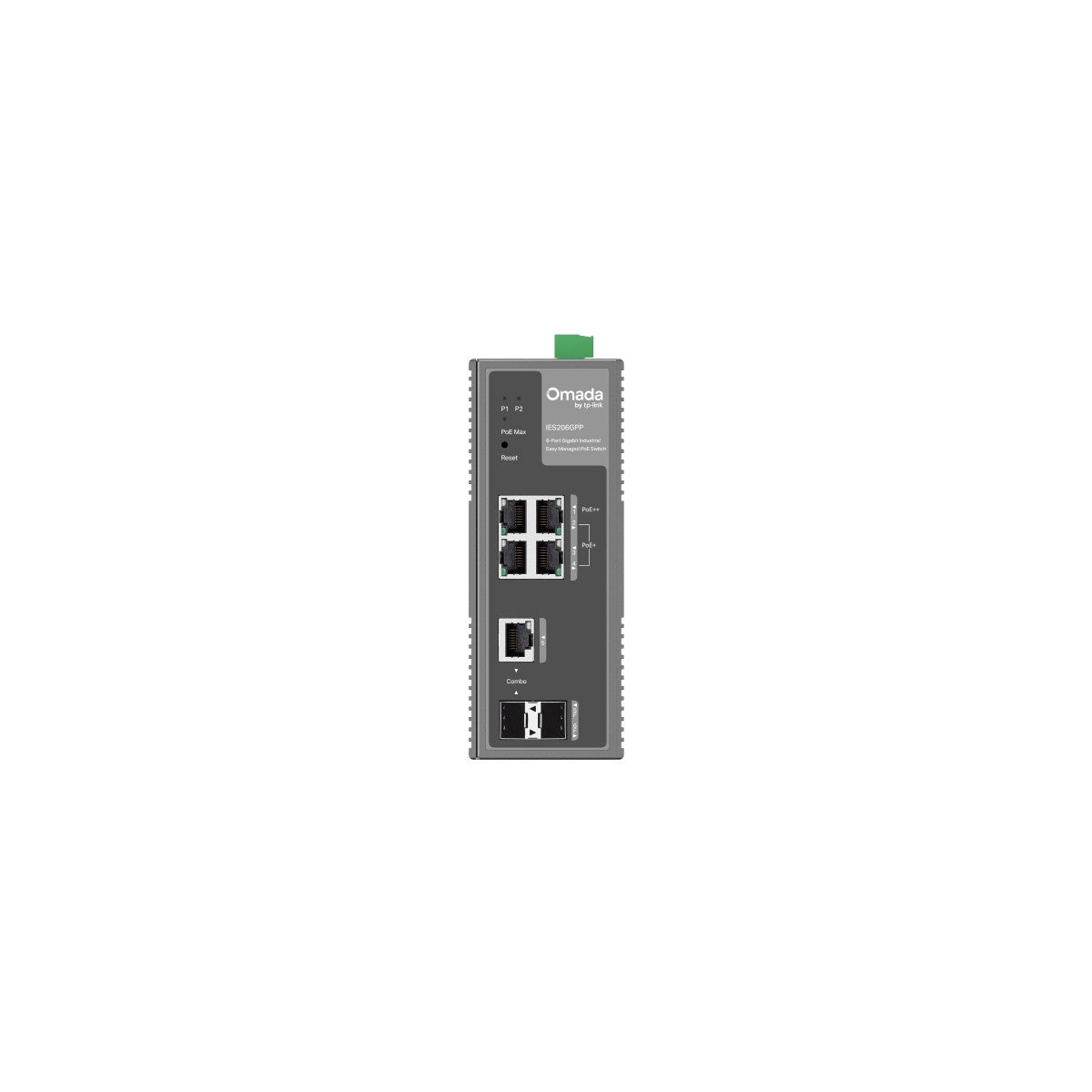 TP-Link IES206GPP switch di rete Gestito Gigabit Ethernet Supporto Power over Ethernet PoE Nero