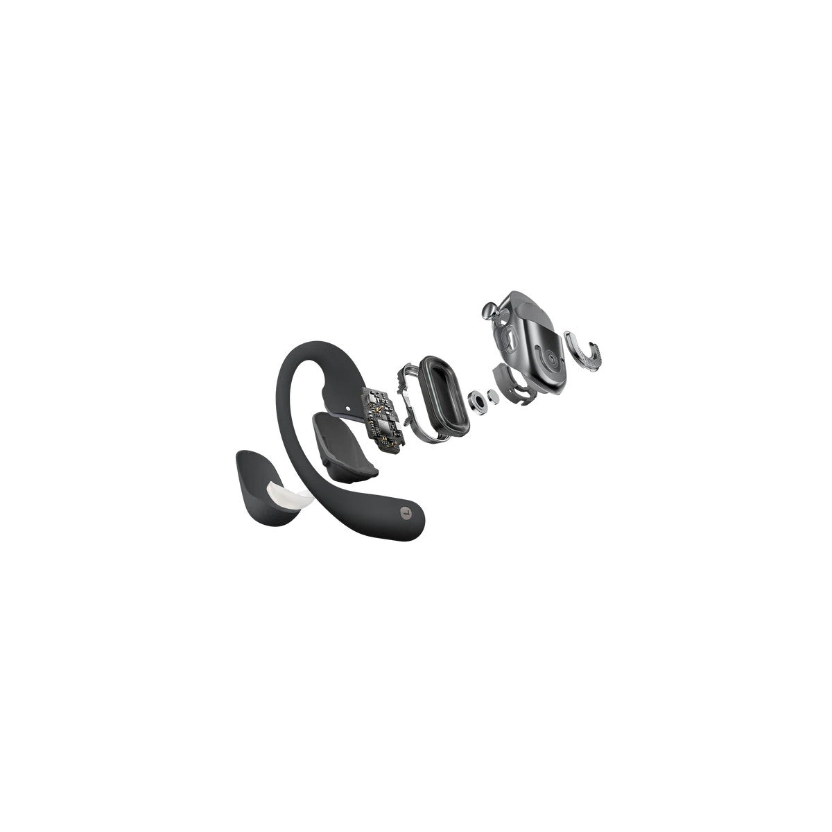 SHOKZ OpenFit 2 Cuffie Wireless A clip, In-ear Musica e Chiamate Bluetooth Nero