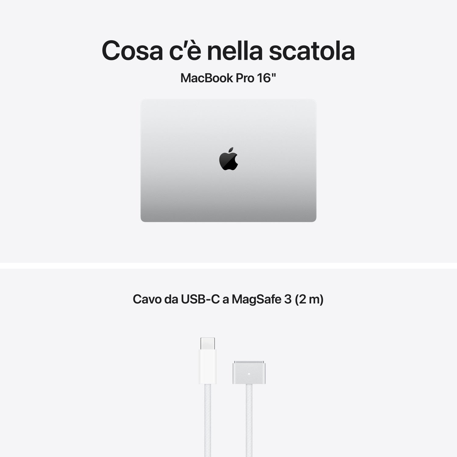 Apple MacBook Pro 16" M5 Max chip 18 core CPU 32 core GPU, 36GB, 2TB SSD - Argento
