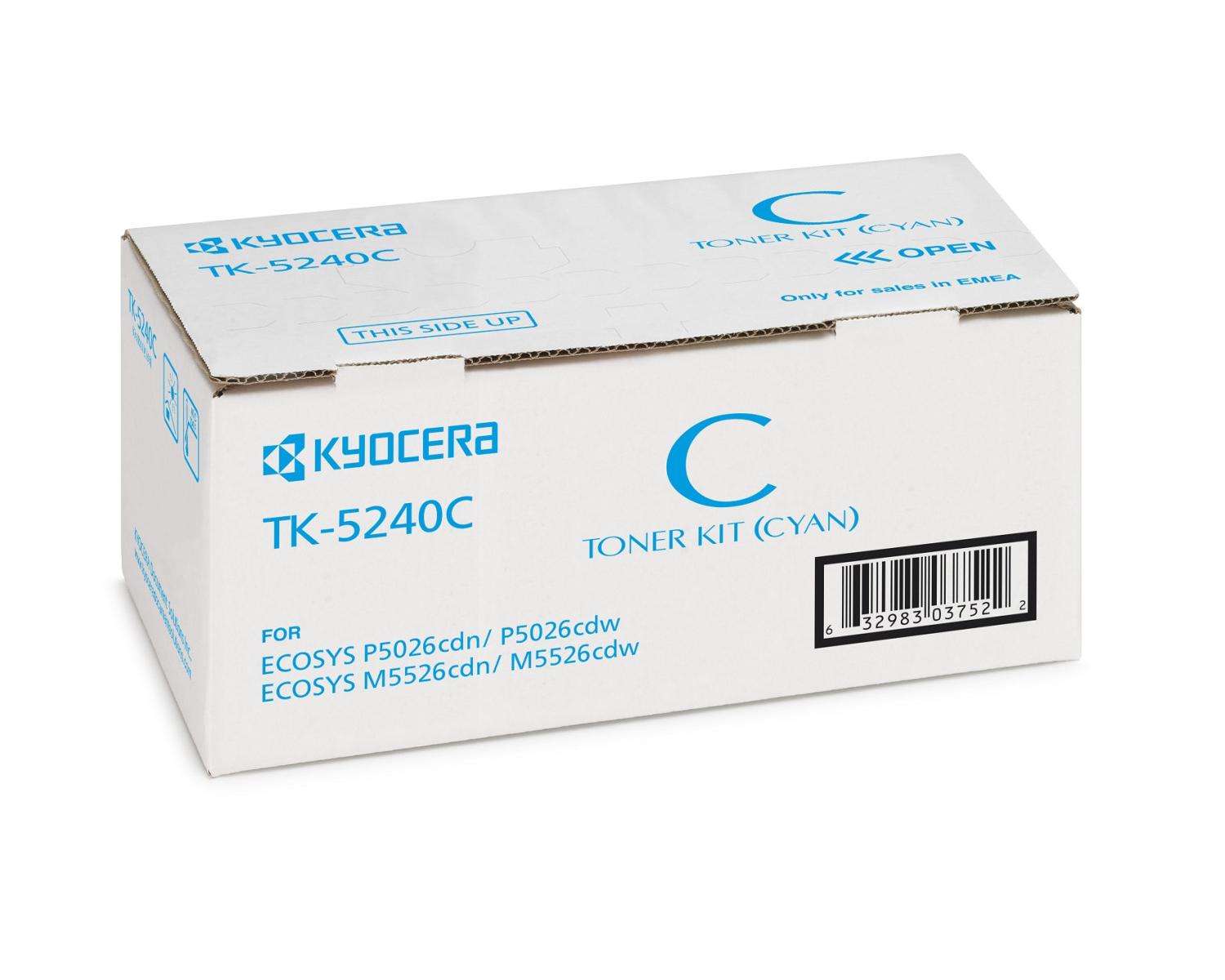 KYOCERA TK-5240C cartuccia toner 1 pz Originale Ciano