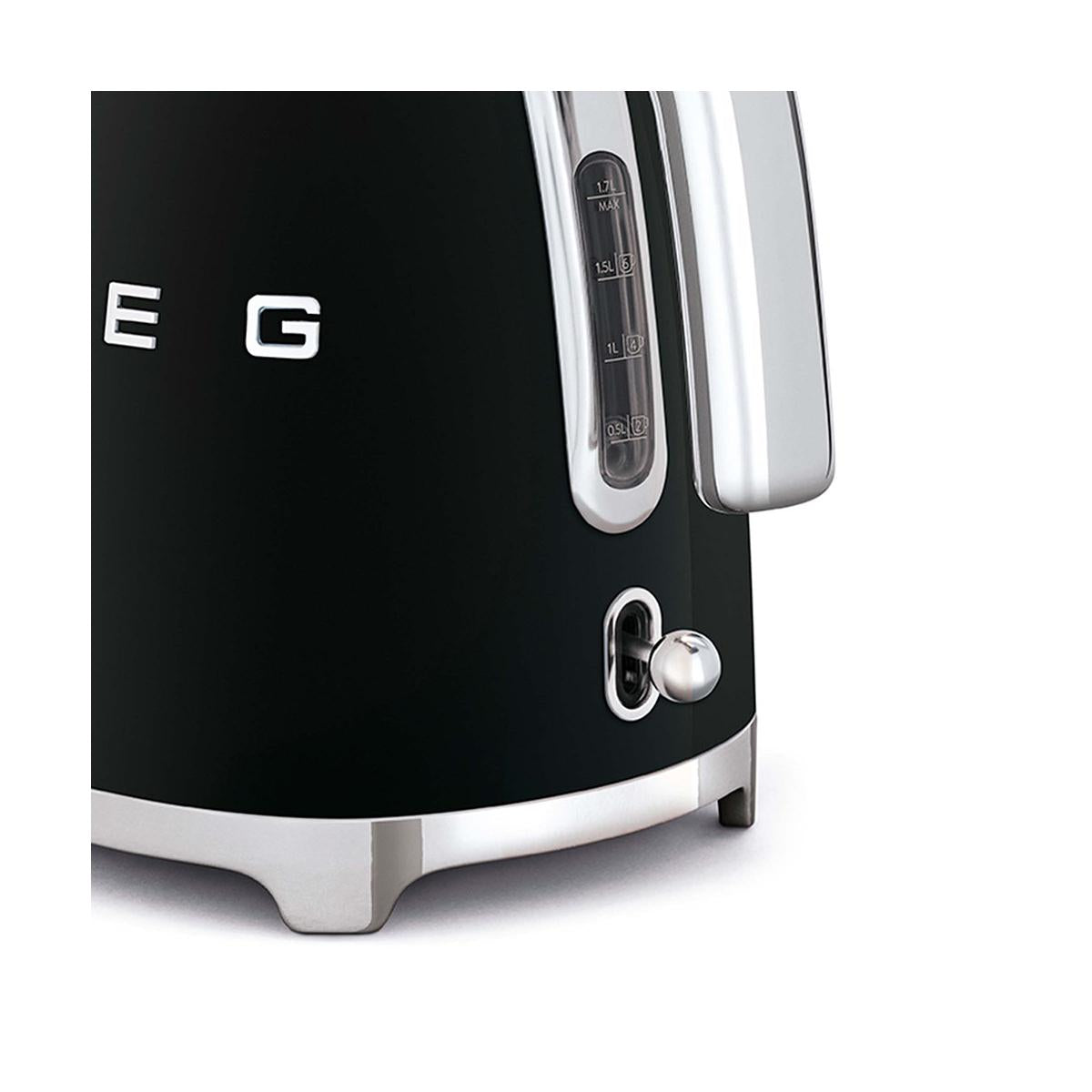 Smeg KLF03BLEU Bollitore Standard 50's Style pollici Nero lucido