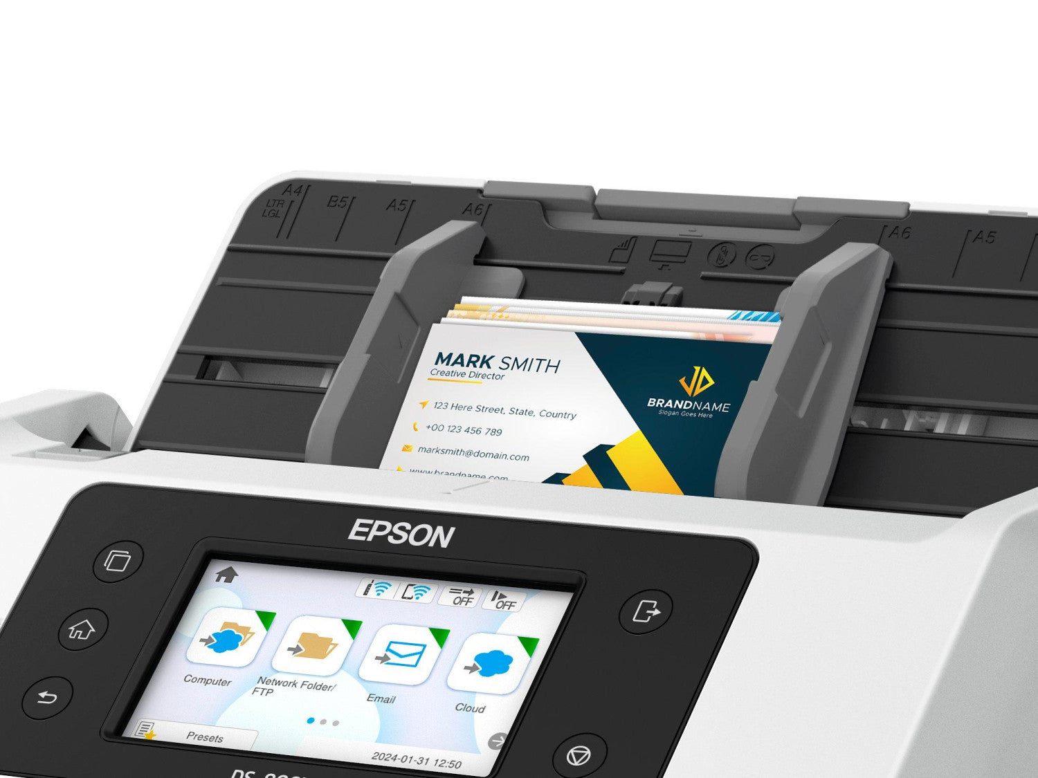 Epson WorkForce DS-800WN Scanner a foglio 600 x 600 DPI A4 Bianco