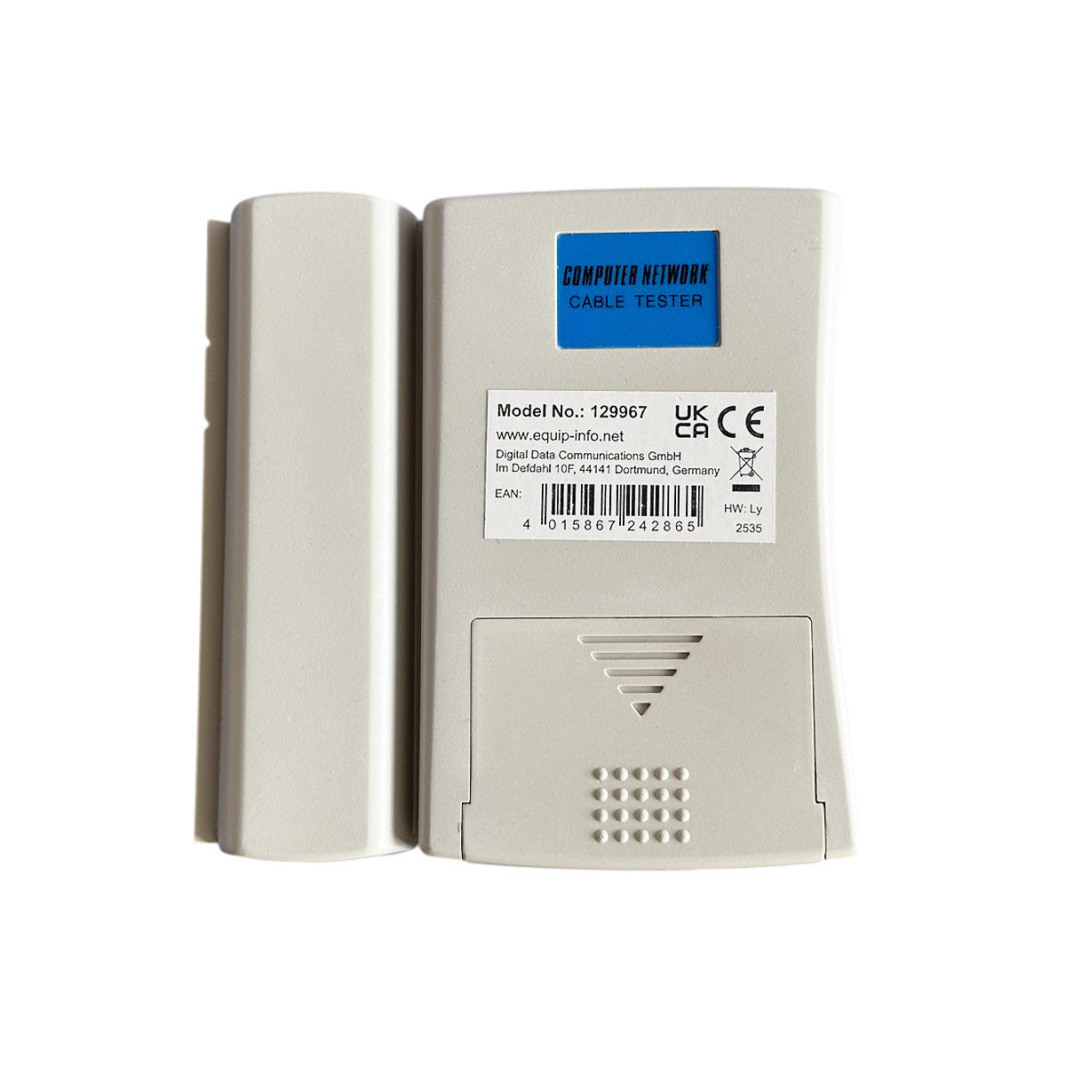 Equip 129967 tester per cavo di rete Tester per cavi a doppino intrecciato Bianco