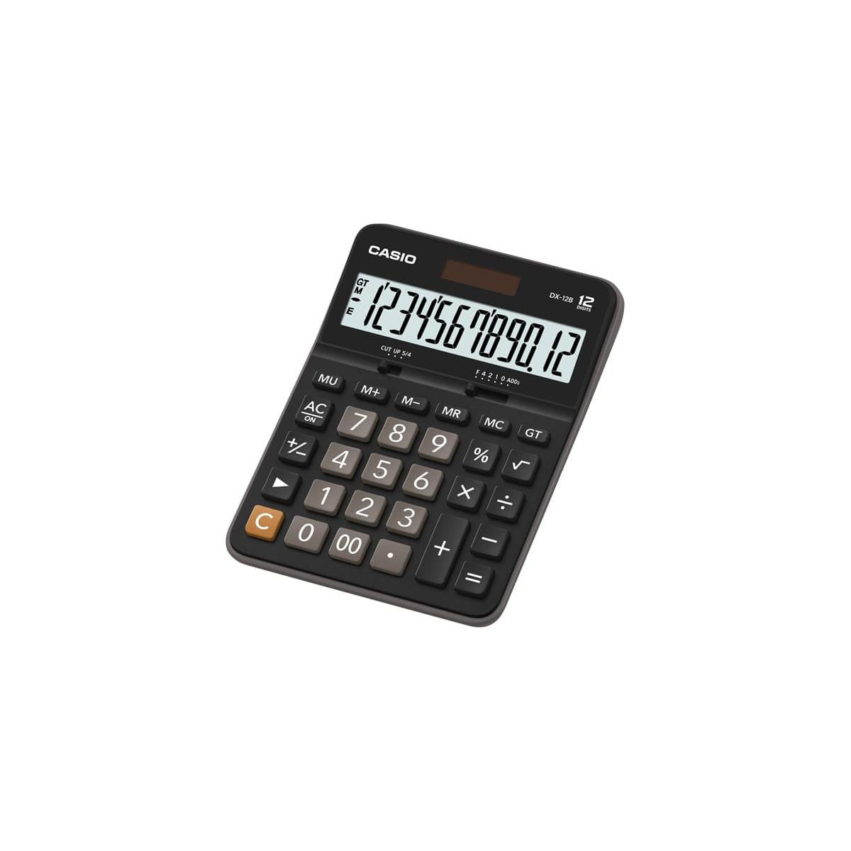Casio DX-12B calcolatrice Desktop Calcolatrice di base Nero