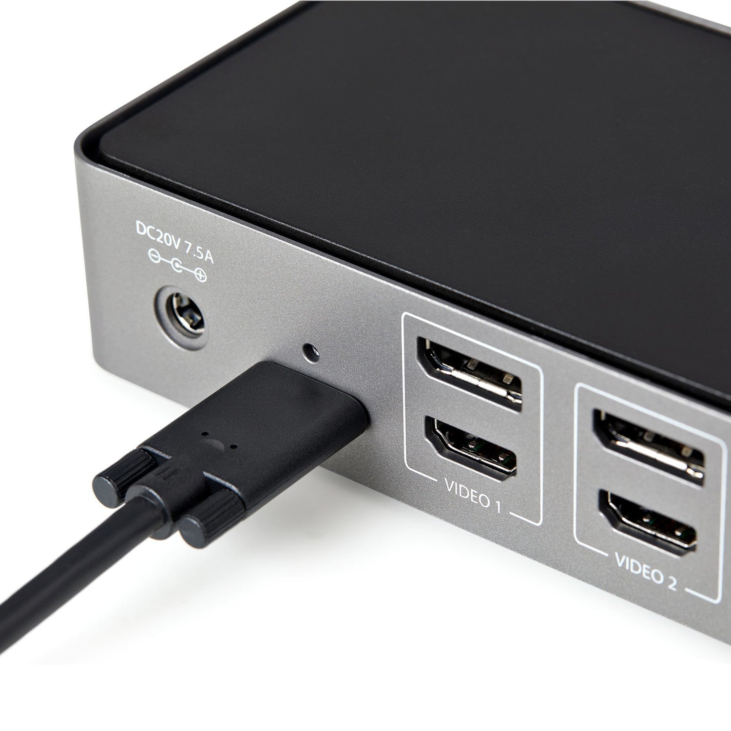 StarTech.com USB-C e USB-A Dock - Docking station universale triplo monitor DisplayPort e HDMI 4K 60Hz - 85W Power Delivery, Hub 6x USB, GbE, Audio - Docking station USB tipo C/USB 3.1 Gen 2 10Gbps