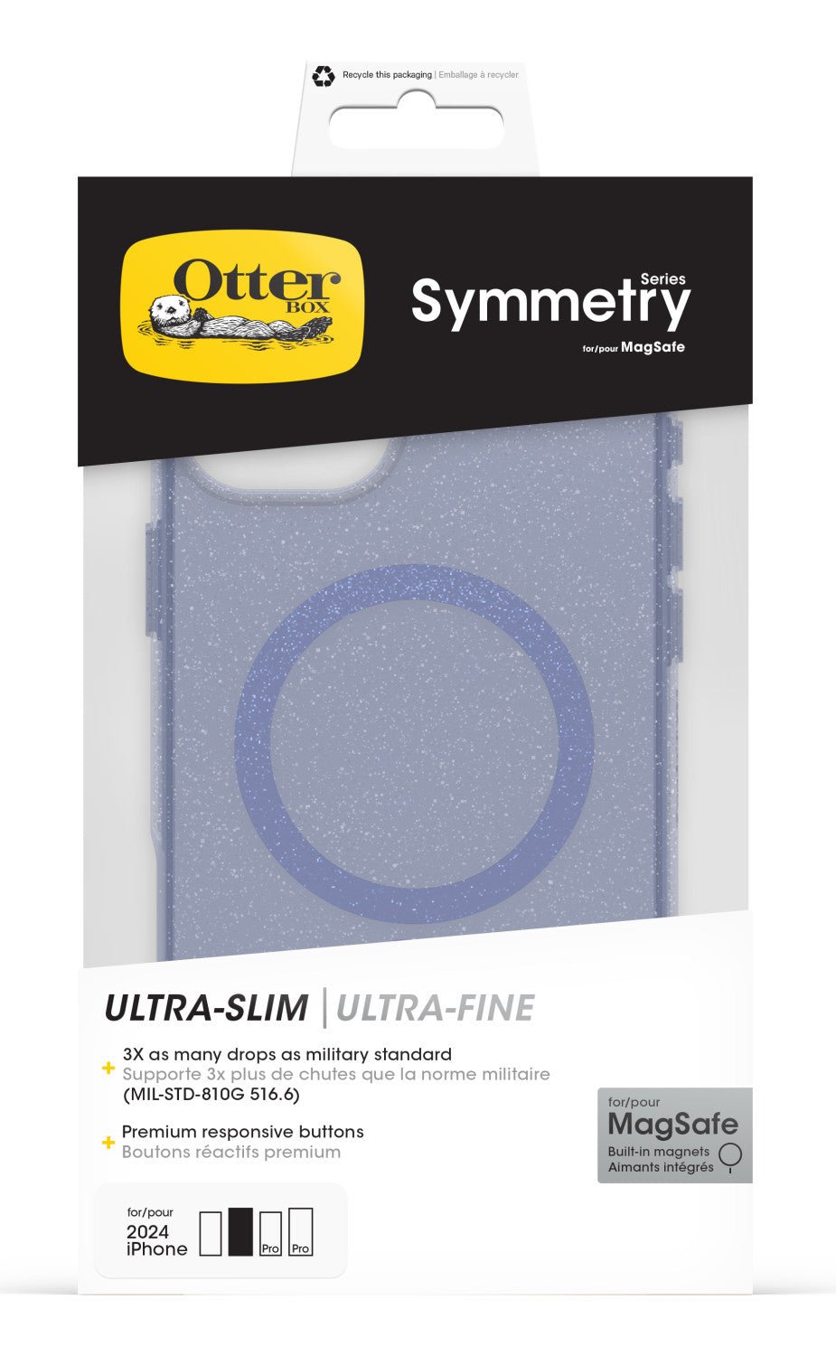 OtterBox Symmetry Series Clear per MagSafe per Apple iPhone 16 Plus, Power Daze