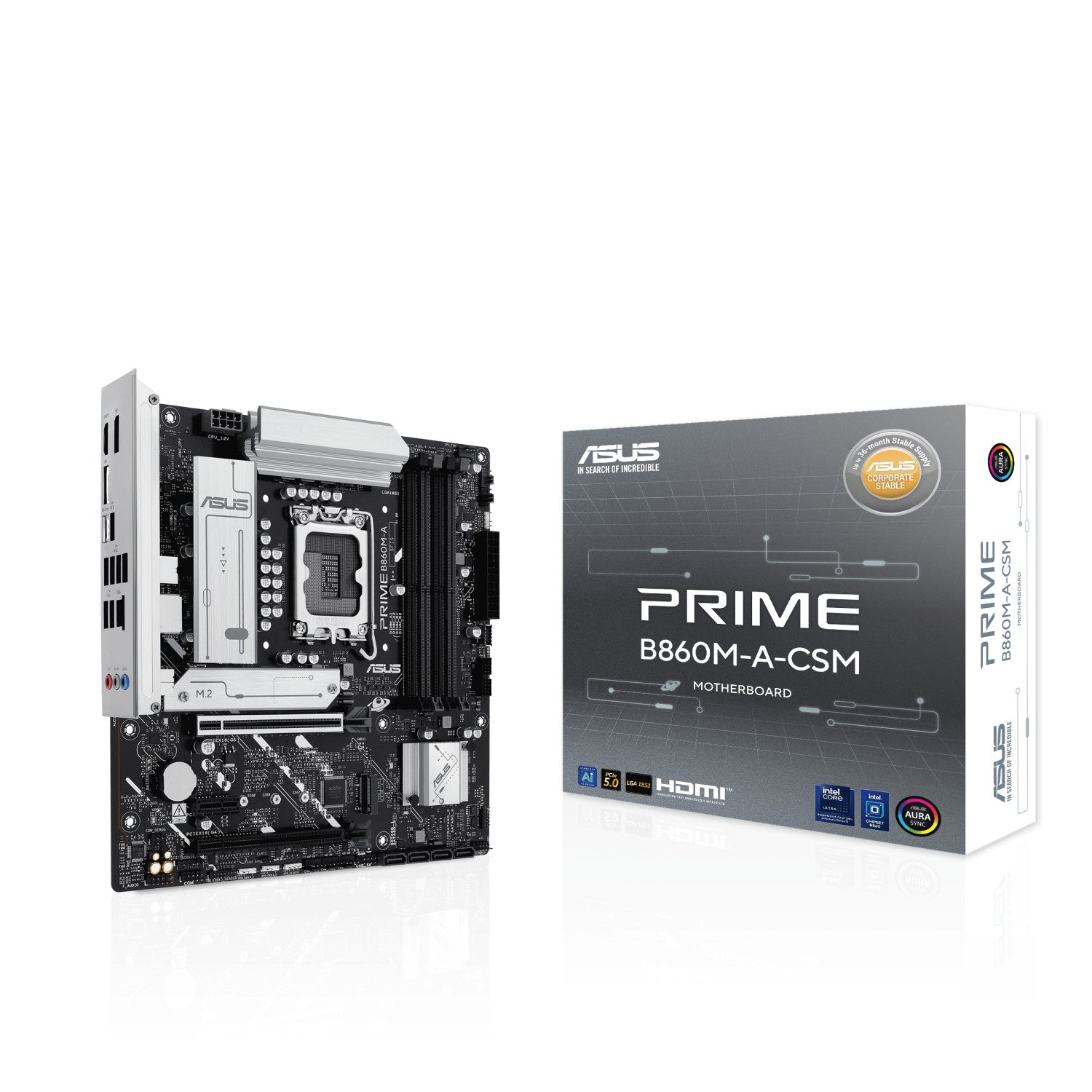 ASUS PRIME B860M-A-CSM Intel B860 LGA 1851 Socket V1 micro ATX