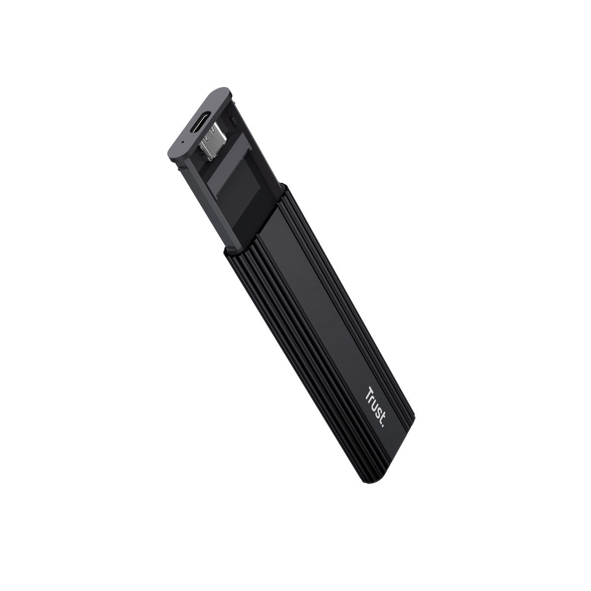 Trust 25806 contenitore di unità di archiviazione Box esterno SSD Nero