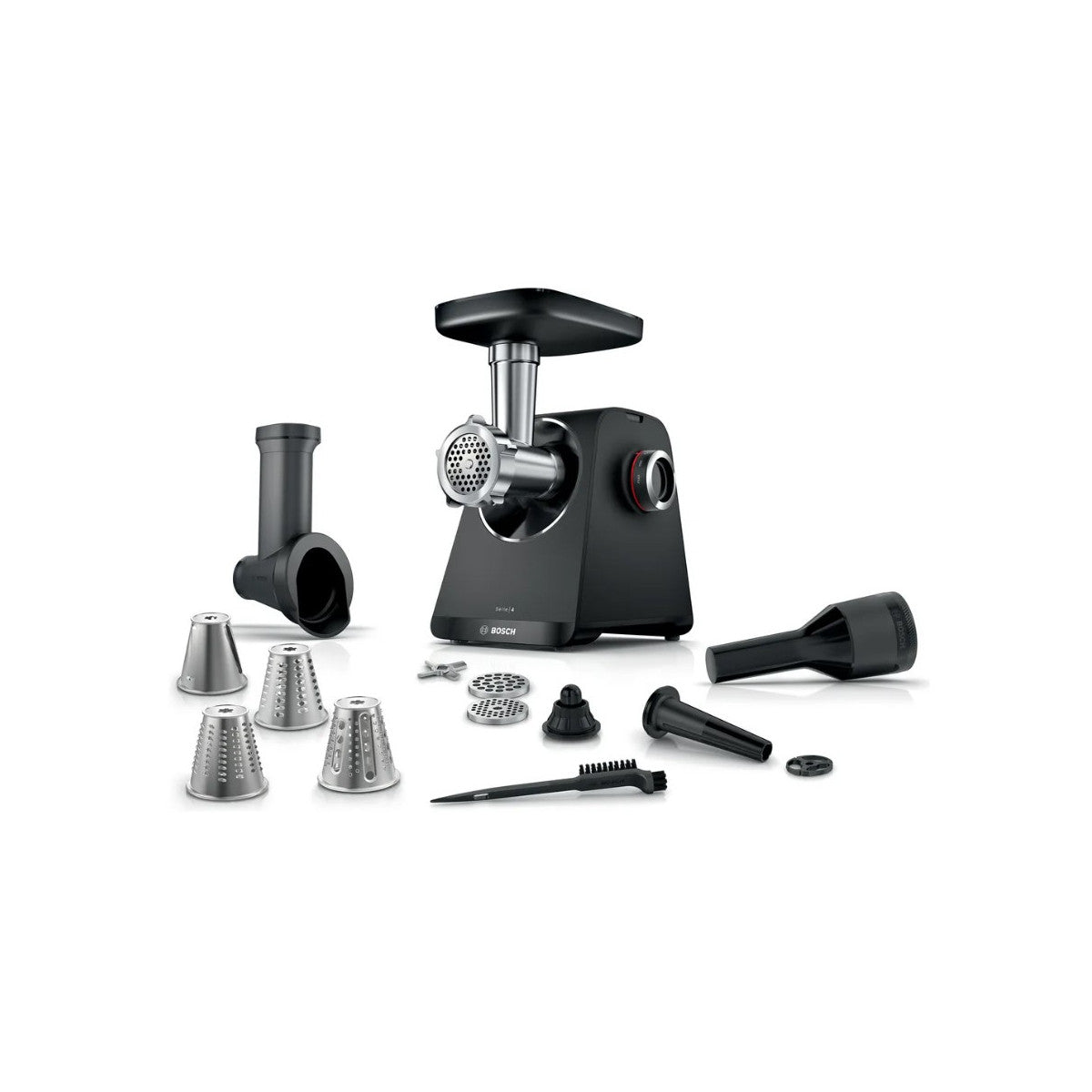 Bosch Serie 4 MFWS440B , Tritacarne, MultiPower, 1900 W, Nero
