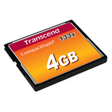 Transcend TS4GCF133 memoria flash 4 GB CompactFlash MLC