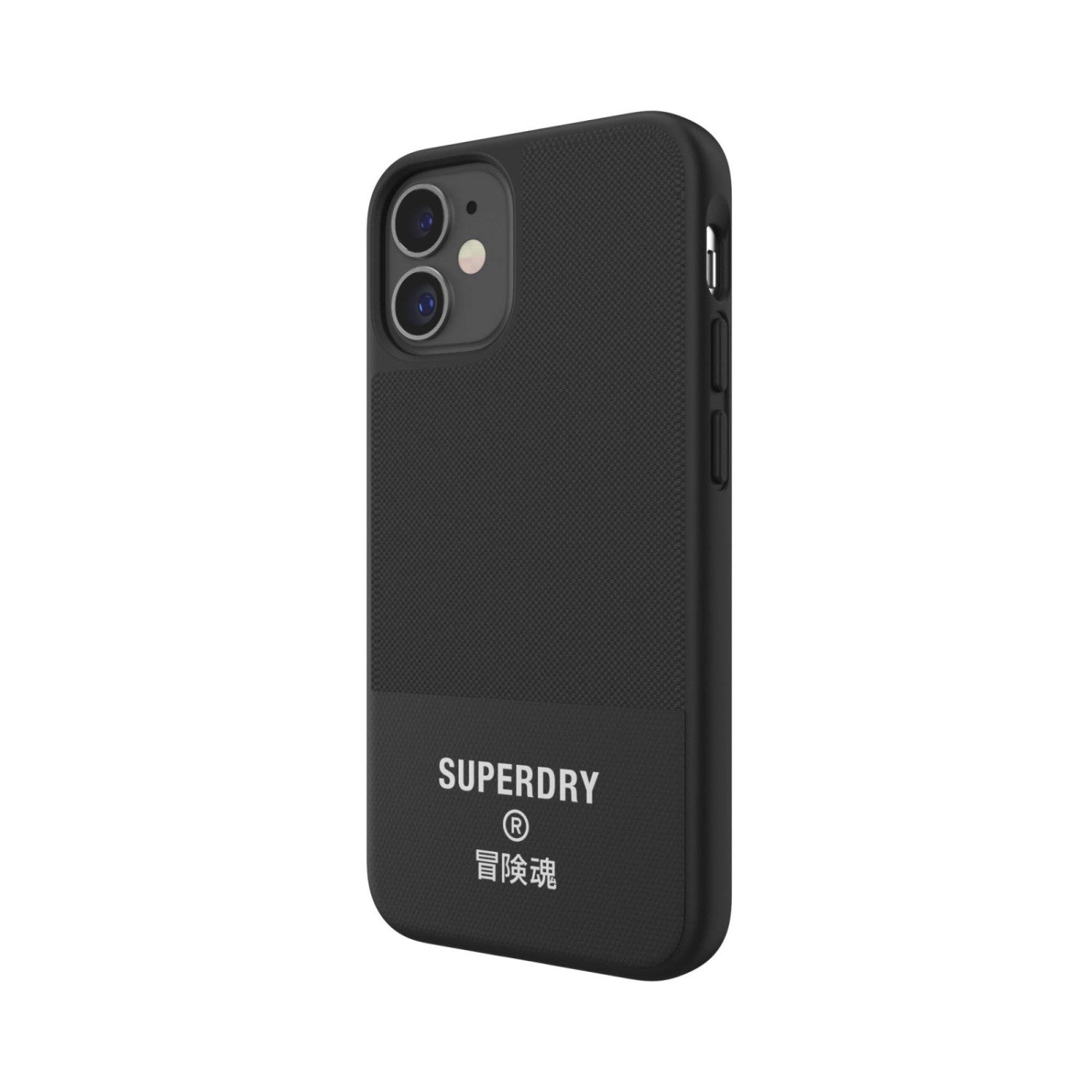 Superdry Cover Canvas per iPhone 12 Mini - Nero