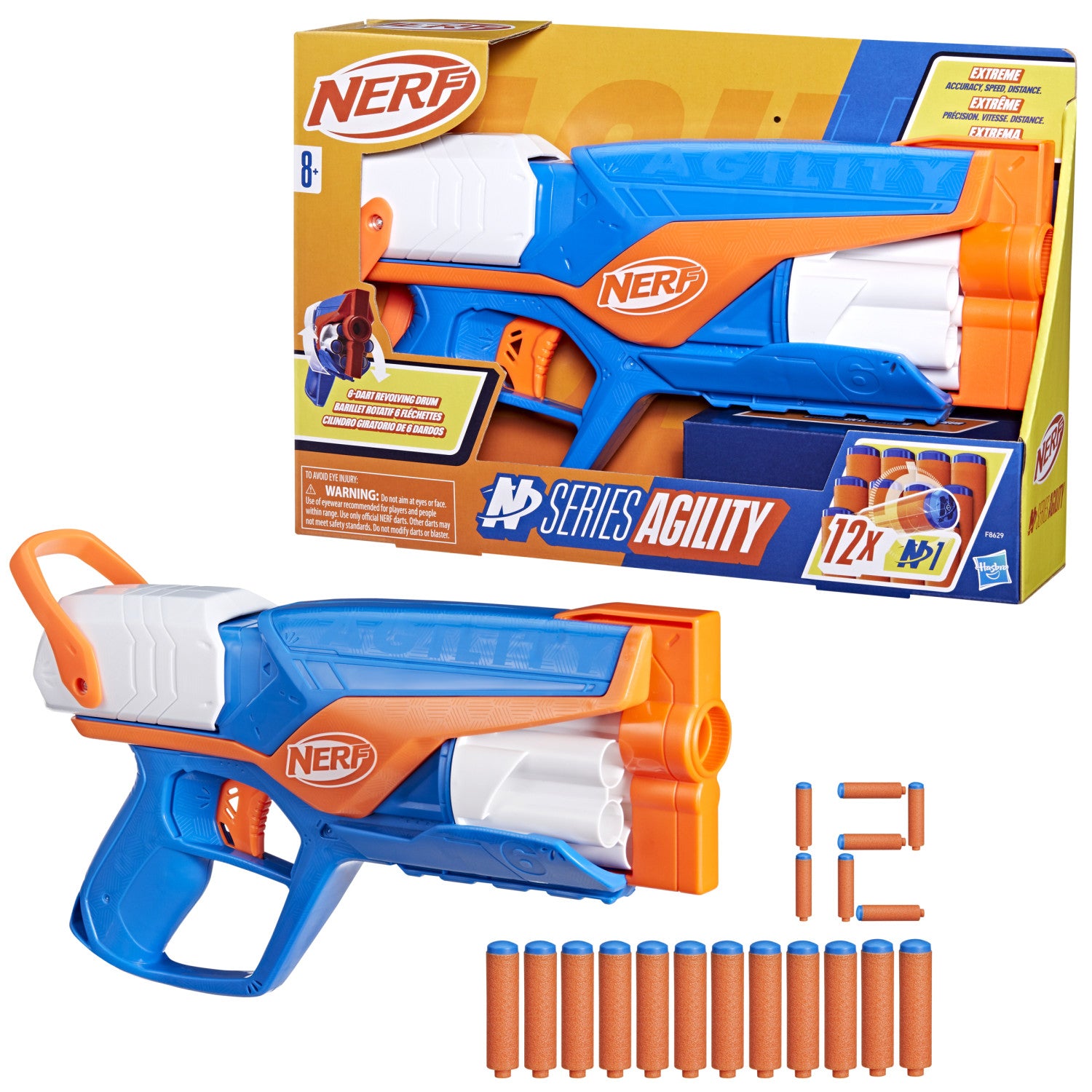 Nerf N Series Agility Fucile blaster Hasbro F8629