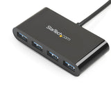 StarTech.com HB30C4AB hub di interfaccia USB 3.2 Gen 1 (3.1 Gen 1) Type-C 5000 Mbit/s Nero