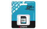 Kingston Technology 256GB SDXC Canvas Go Plus Gen4 200MB/s C10 UHS-I U3 V30