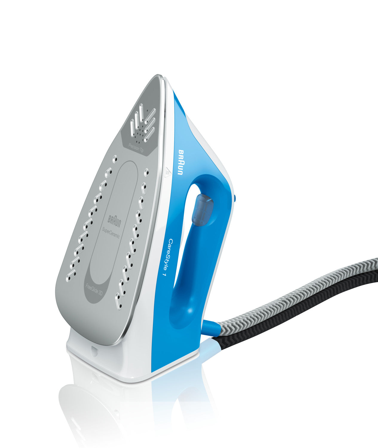 Braun CareStyle 1IS1012BL Ferro da Stiro 2400 W 1,5 L Ceramica Blu Bianco