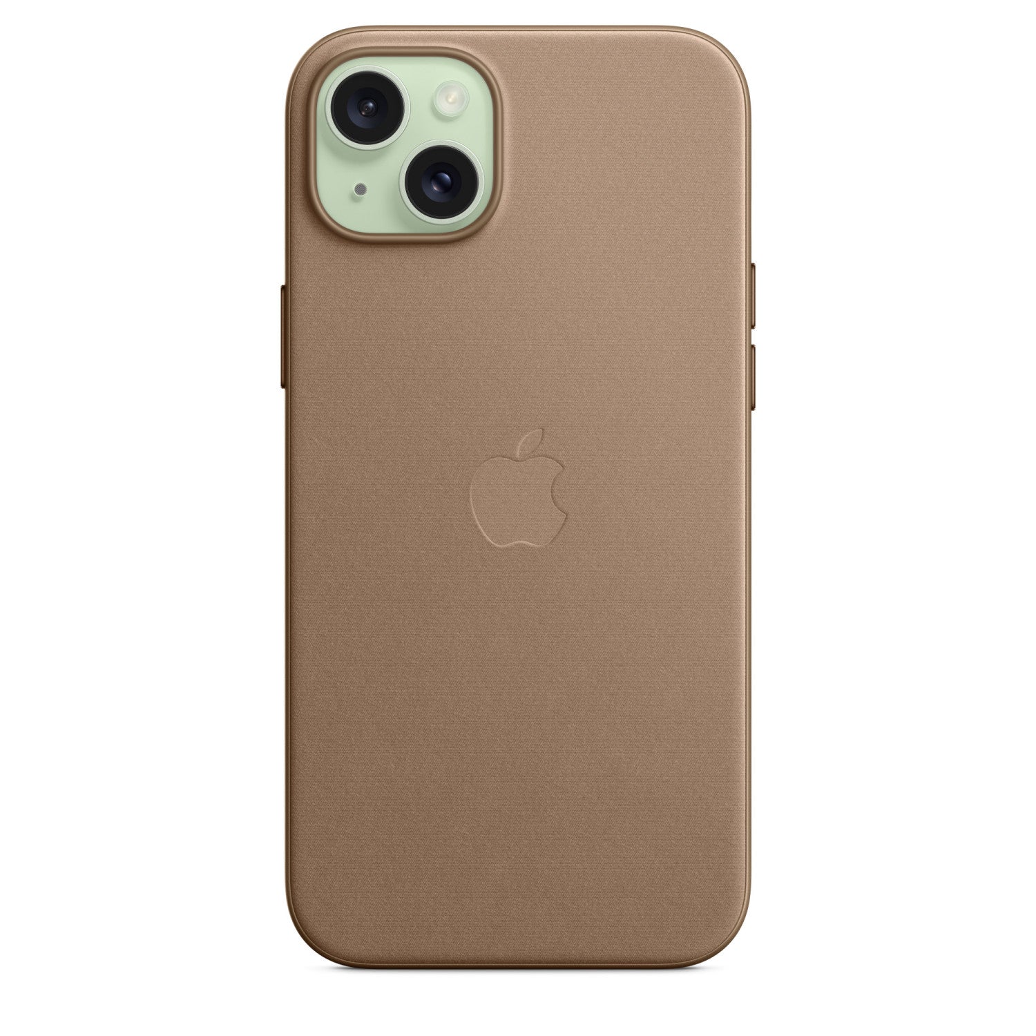 Apple Custodia Cover Case MagSafe in Tessuto Finewoven per Iphone 15 Plus A3094 Grigio Talpa