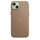Apple Custodia Cover Case MagSafe in Tessuto Finewoven per Iphone 15 Plus A3094 Grigio Talpa