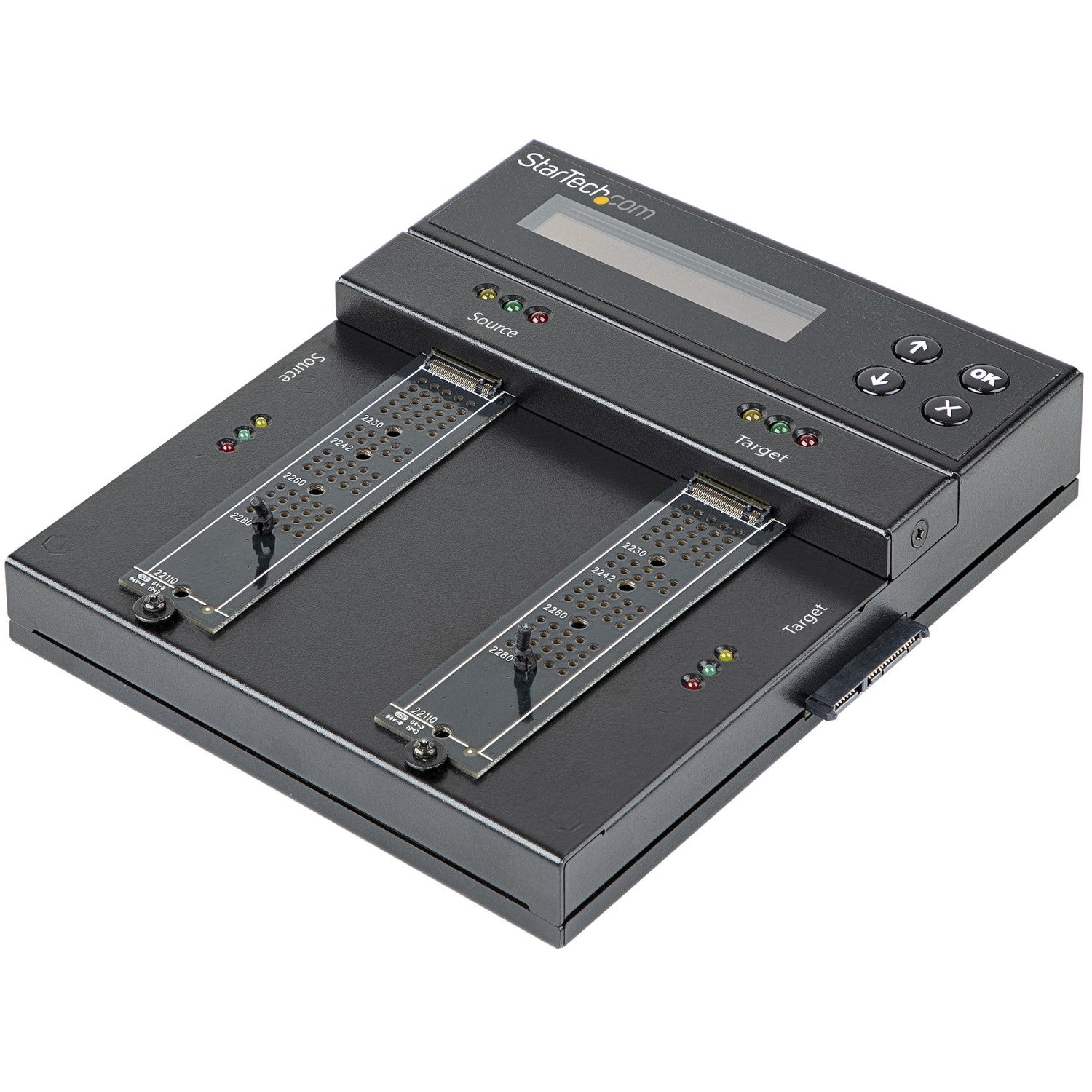 StarTech.com SM2DUPE11 duplicatore multimediale Duplicatore HDD/SSD 1 copie Nero