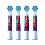 Oral-B Kids Pro Kids3 Testine per spazzolino 4 pz Multicolore, Bianco