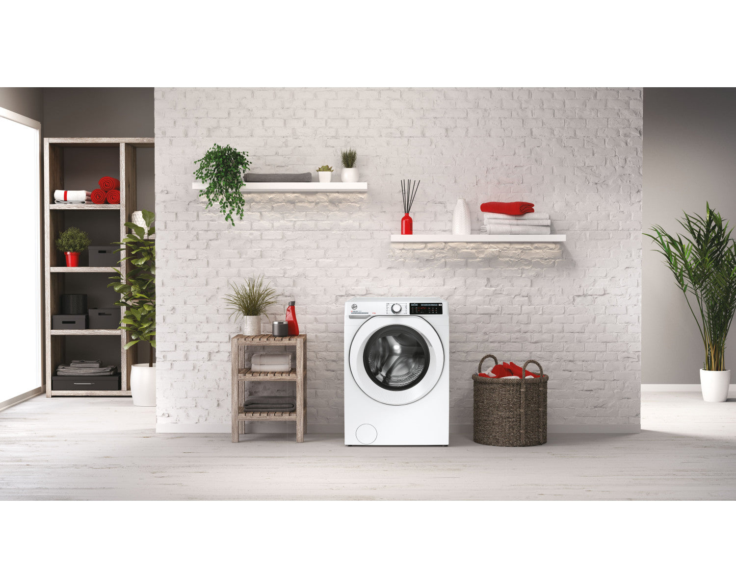 Hoover H-WASH 500 HW 48AMC/1-S lavatrice Caricamento frontale 8 kg 1400 Giri/min Bianco Venduto come Grado B 8059019010601