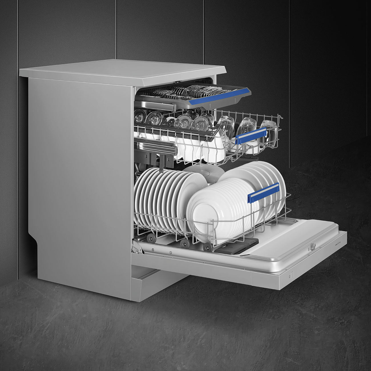 Smeg LVS342CQSX Lavastoviglie Libera Installazione 14 Coperti C