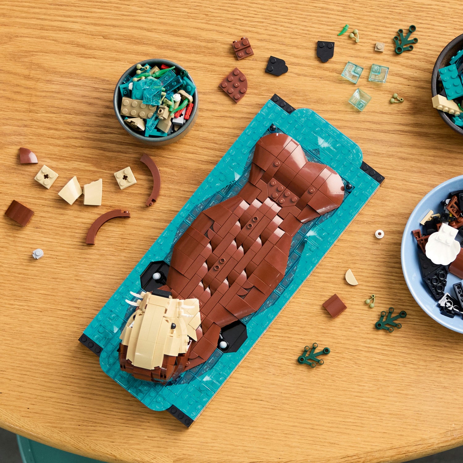 LEGO Ideas Floating Sea Otters 21366 Bausatz für Erwachsene 1234 Teile