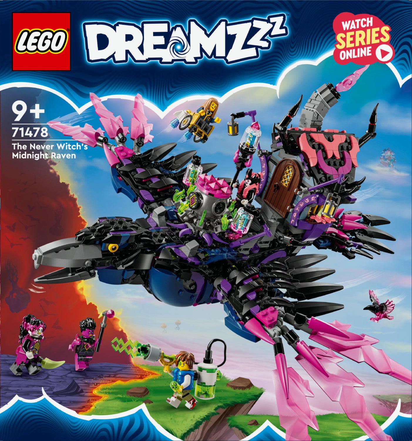 LEGO DREAMZzz Il Corvo di Mezzanotte della Mai-Strega 71478 Set 9 1203 Pezzi