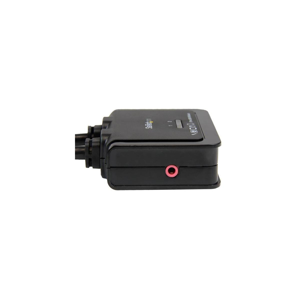 StarTech.com Switch KVM cavo HDMI USB 2 porte con audio e switch remoto Alimentazione USB