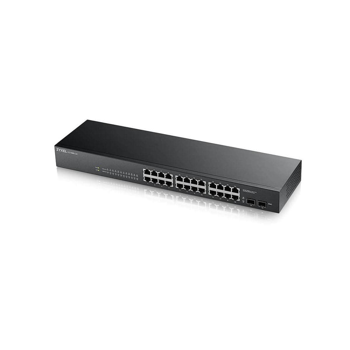 Zyxel GS-1900-24 v2 Gestito L2 Gigabit Ethernet (10/100/1000) 1U Nero