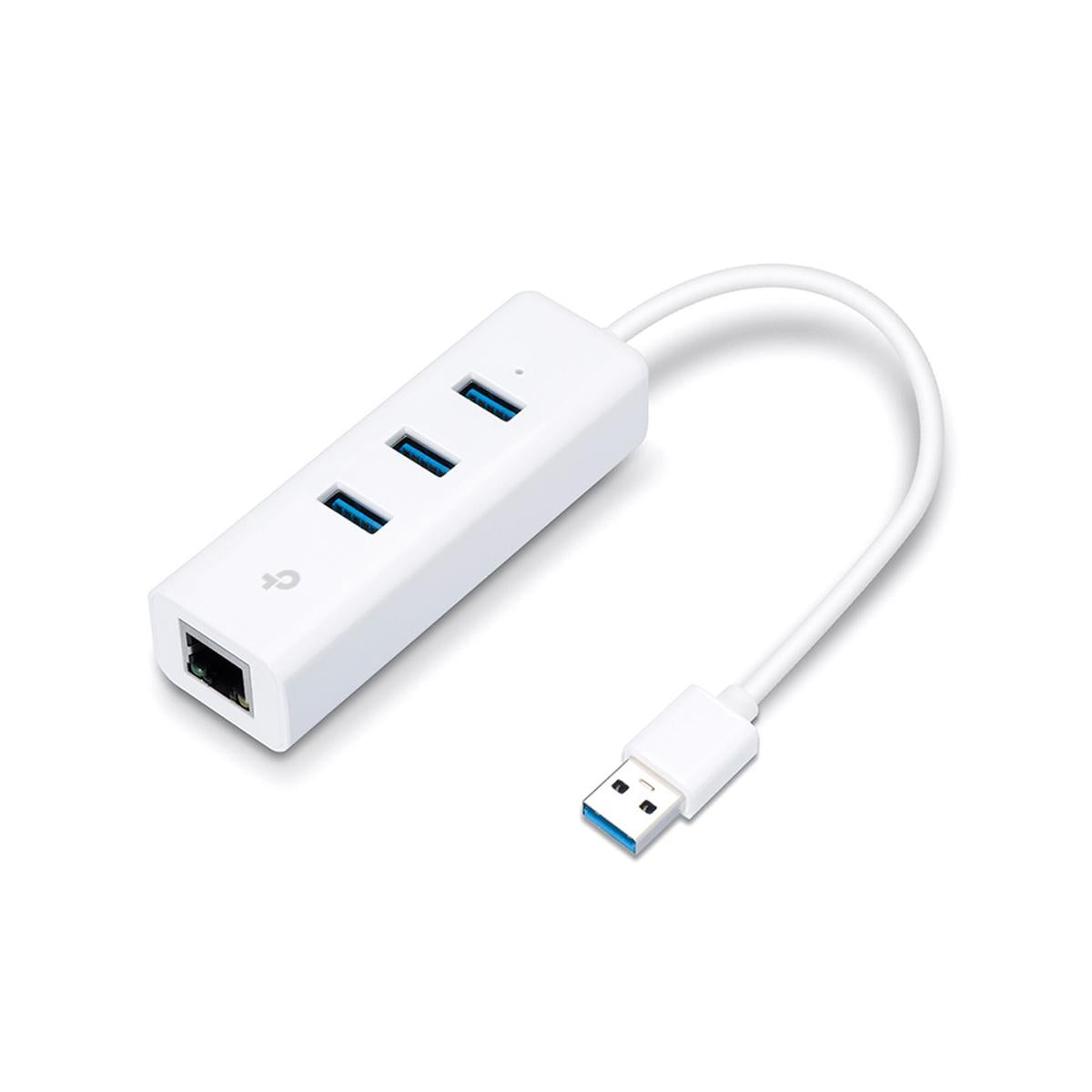 TP-Link UE330 replicatore di porte e docking station per laptop Cablato USB 3.2 Gen 1 (3.1 Gen 1) Type-A Bianco