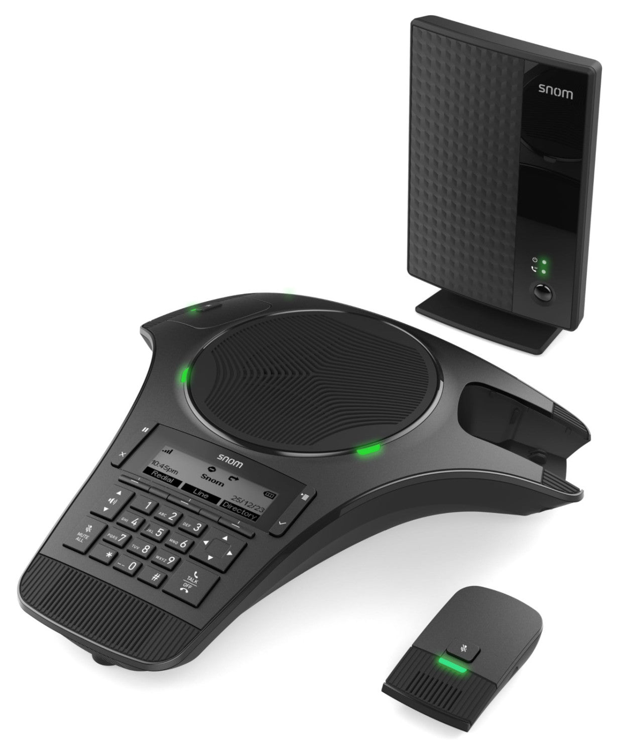 Snom C620 Telefono Per Conferenze Wireless Dect Con 2 Microfoni Wireless