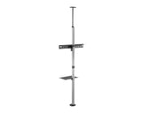 Equip 650621 Supporto TV a parete 177,8 cm (70") Nero, Acciaio inossidabile