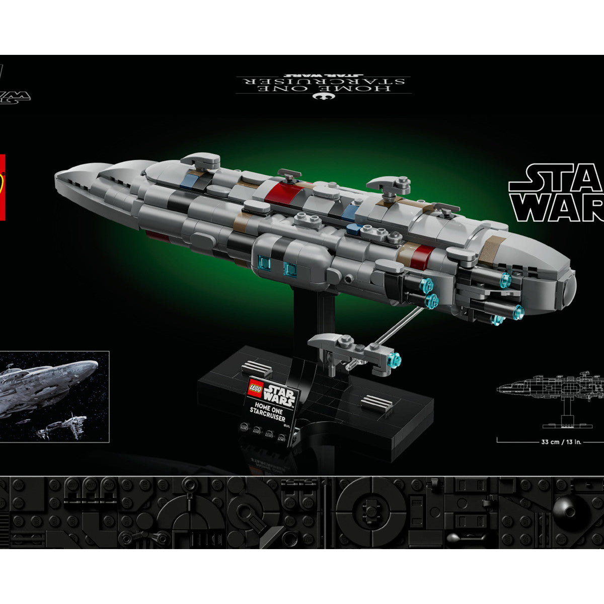 LEGO Star Wars Home One Starcruiser 75405 Set Costruzione 559 Pezzi Adulti
