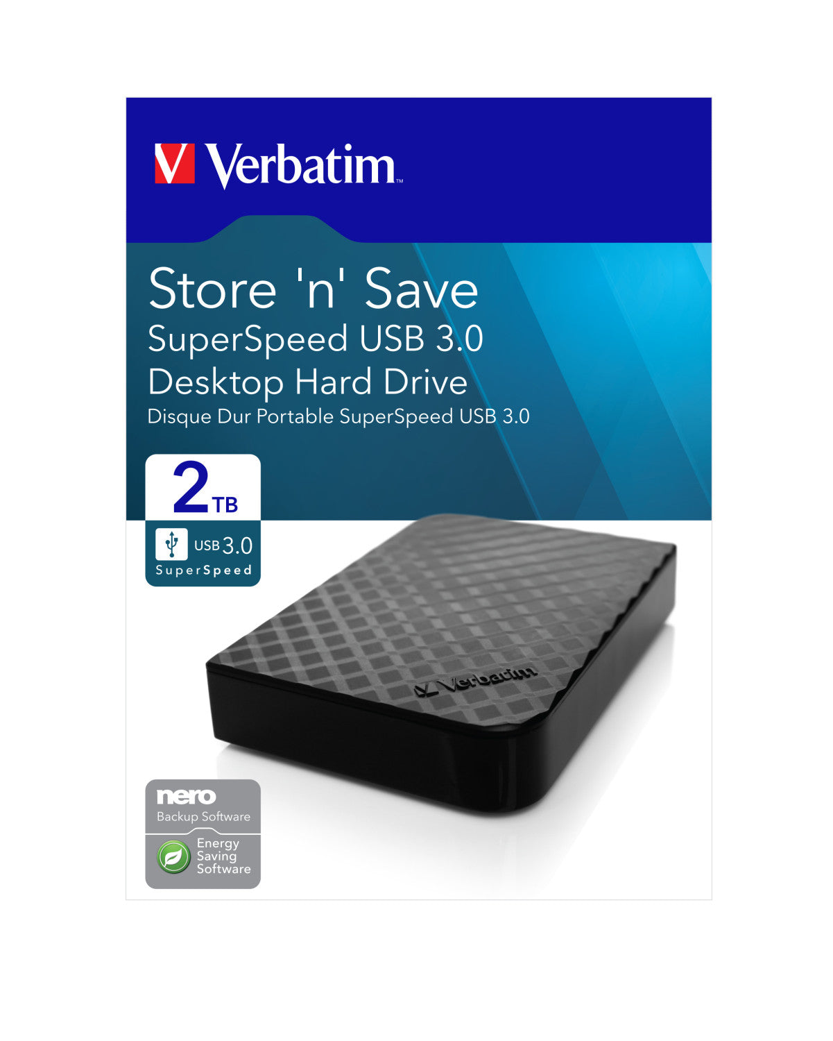 Verbatim Store 'n' Save disco rigido esterno Nero