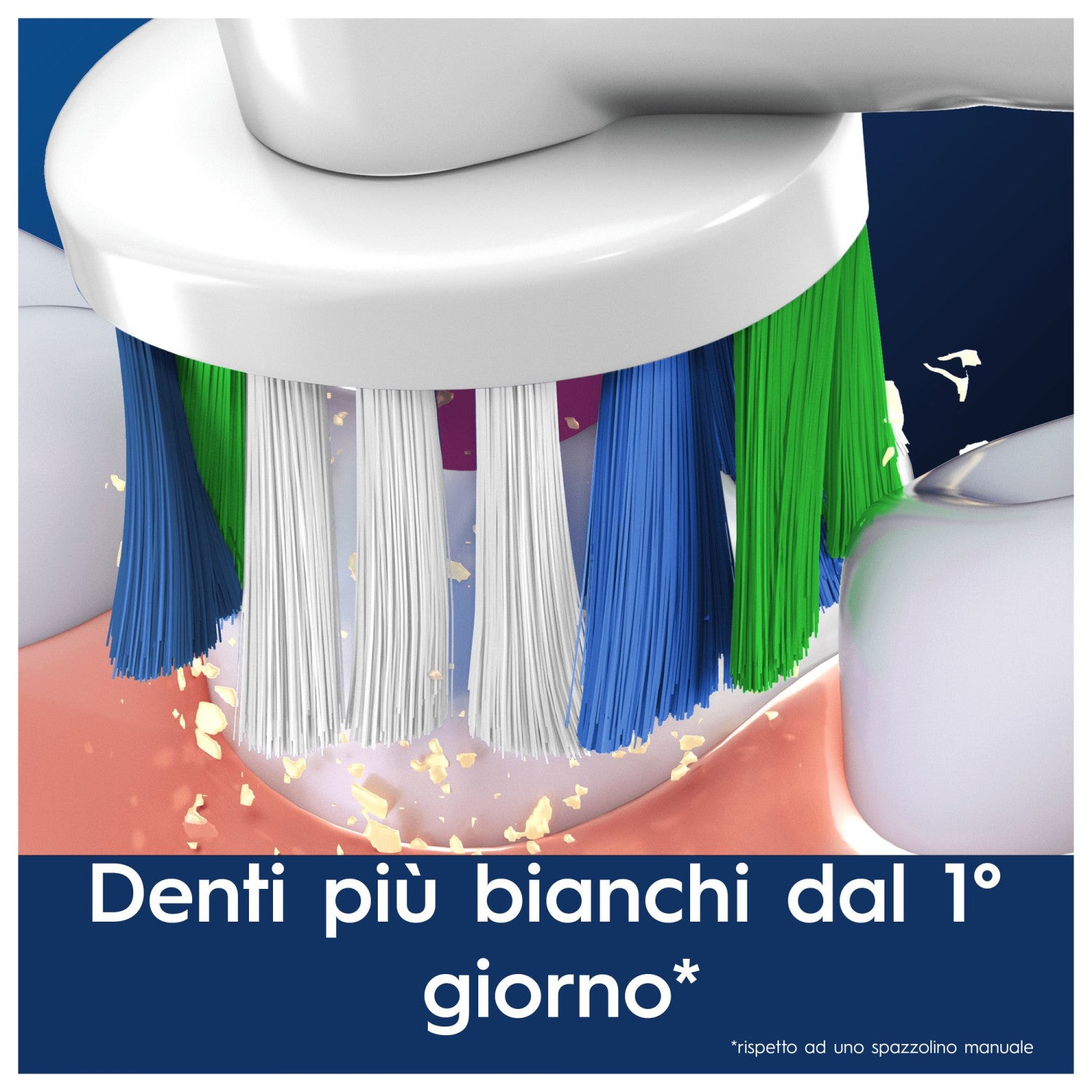 Oral-B Testine Di Ricambio Pro 3D White 3 pz Bianco