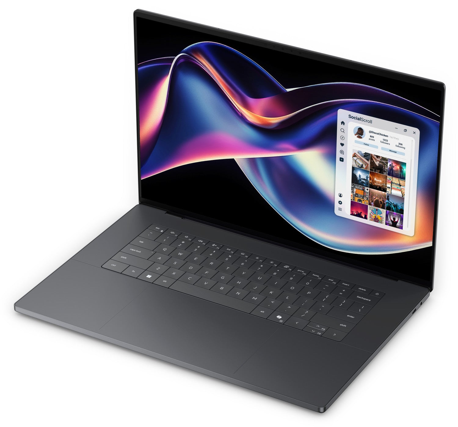 DELL XPS DA16260 Copilot+ PC Intel Core Ultra X7 358H Computer portatile 40,6 cm (16") Touch screen 3.2K 32 GB LPDDR5x-SDRAM 1 TB SSD Wi-Fi 7 (802.11be) Windows 11 Pro Grafite Italiano
