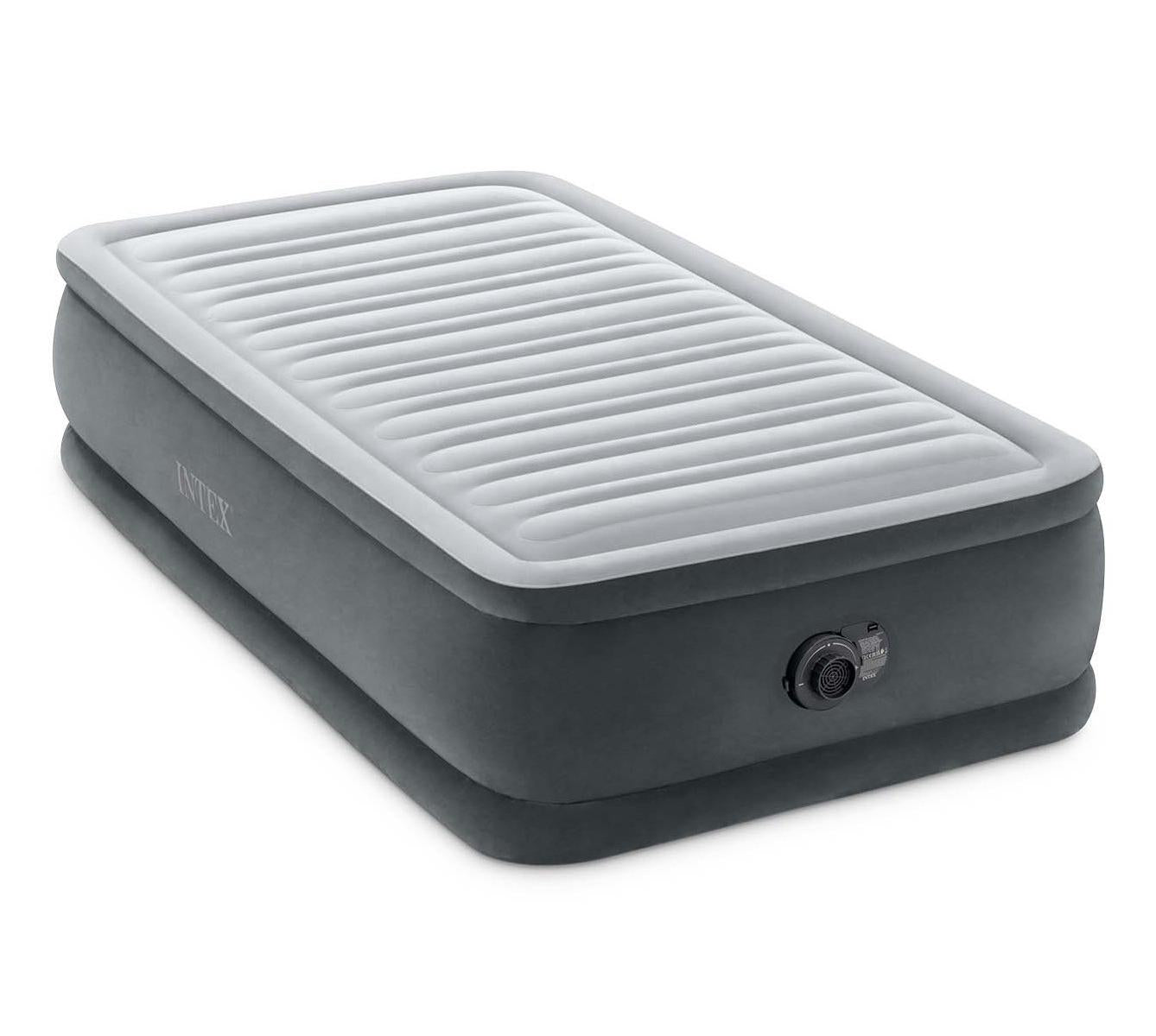 Intex DuraBeam Comfort Plush Elevated Materasso singolo Grigio chiaro Unisex
