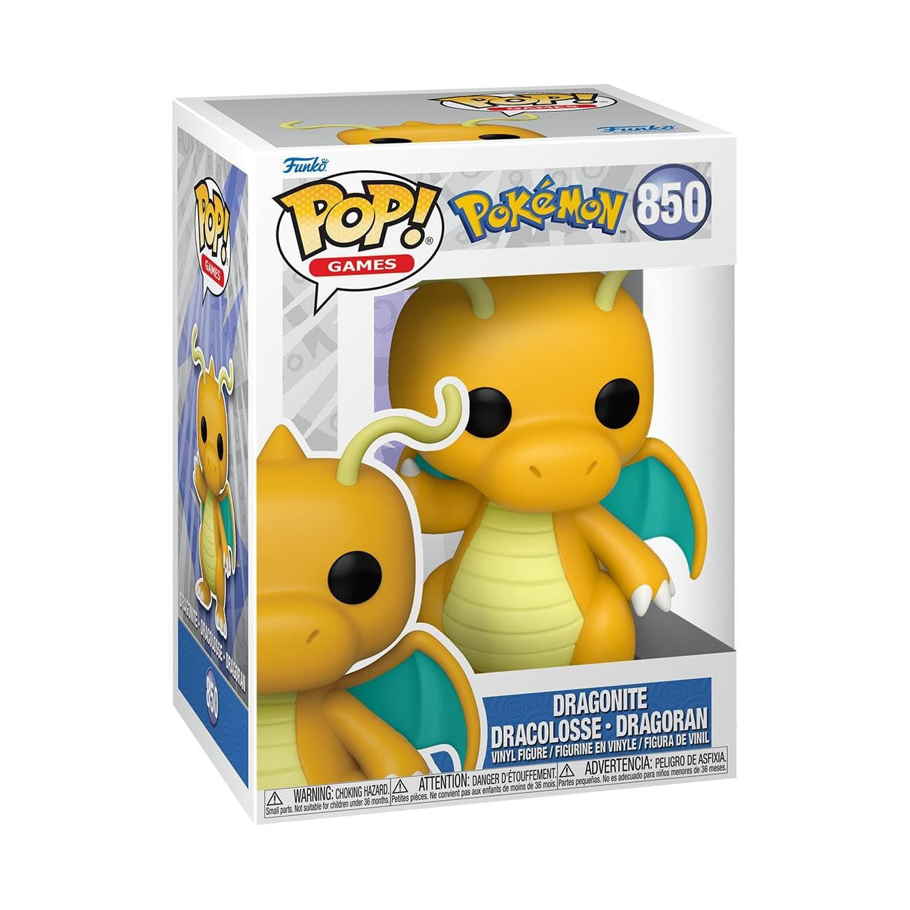 Funko Pop Games Pokémon - Dragonite Vinyl Figure 850