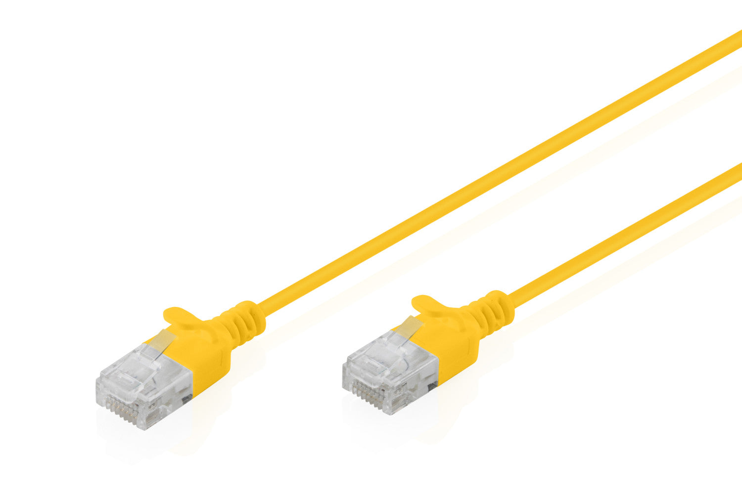 Digitus Cavo patch CAT 6 U-UTP Slim, 1 m, giallo