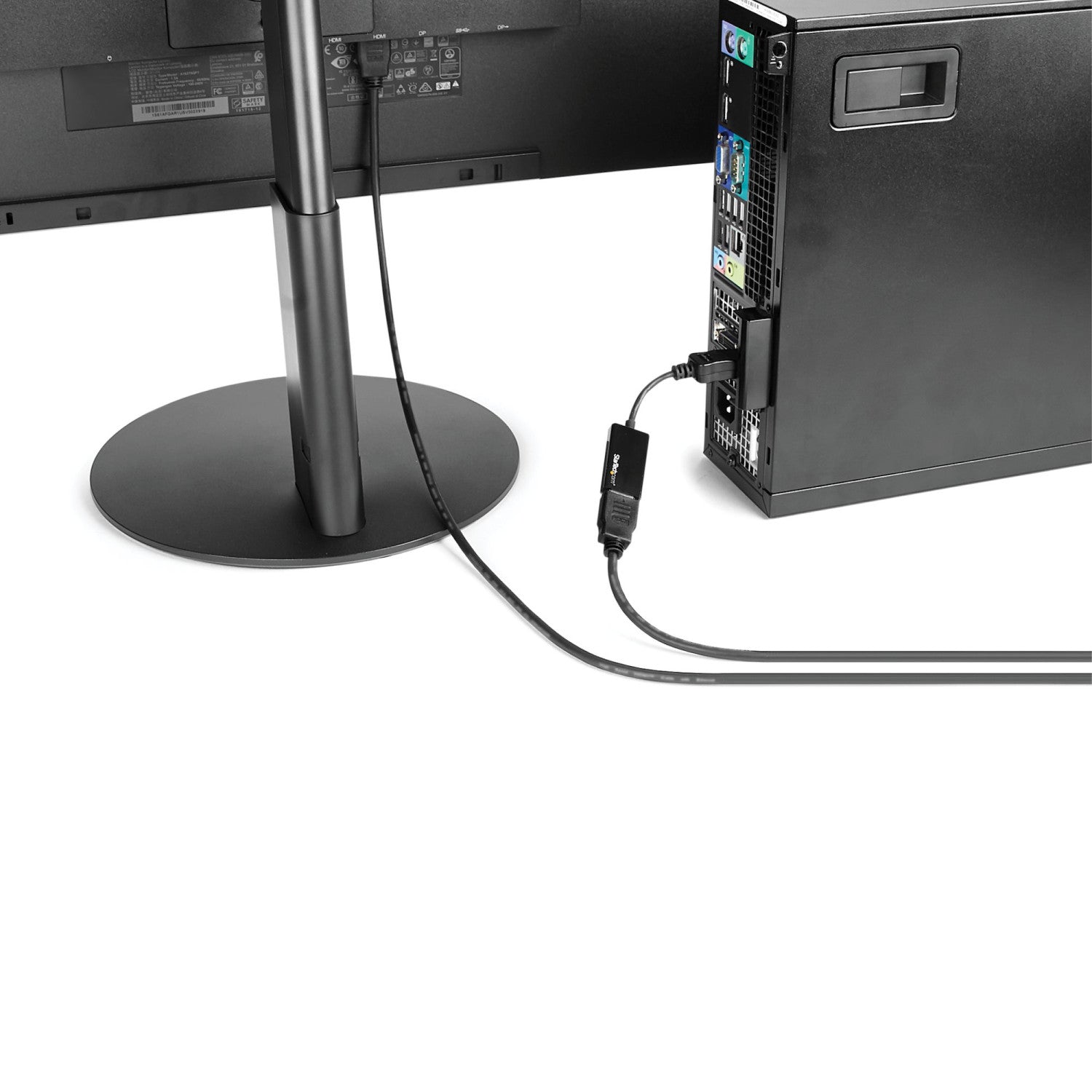 StarTech.com DP2HD4K60S cavo e adattatore video 0,215 m Nero