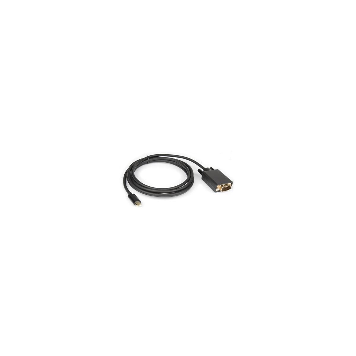 Hamlet XVAUC-VGA20 cavo e adattatore video 2 m USB tipo-C VGA (D-Sub) Nero