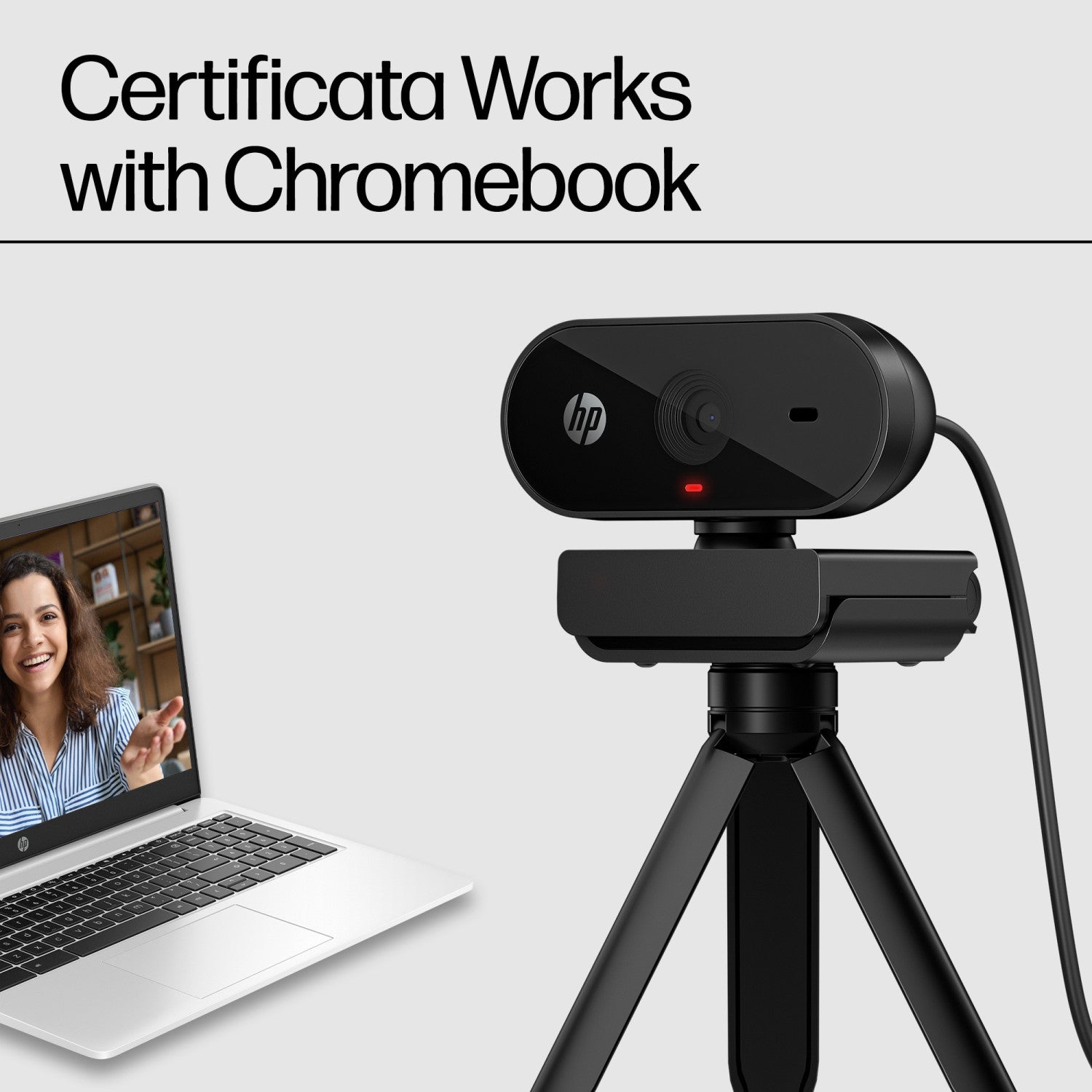 HP 320 FHD webcam 1920 x 1080 Pixel USB Nero