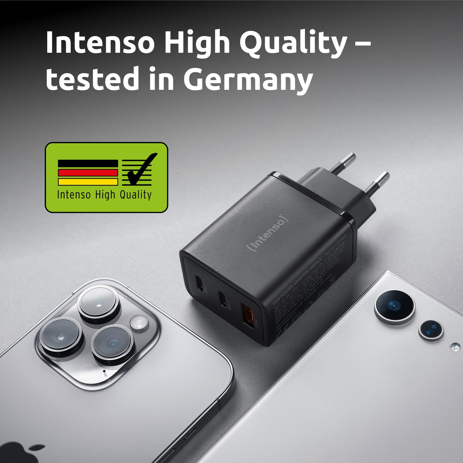 Intenso 7806510 adattatore e invertitore Interno 65 W Nero