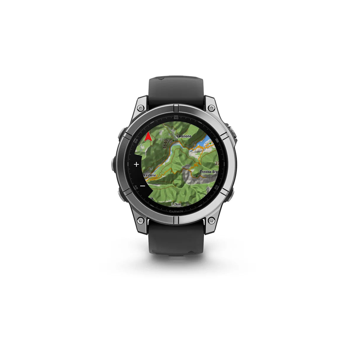 Garmin Fenix E 3,3 cm (1.3") AMOLED 47 mm Digitale 416 x 416 Pixel Touch screen Acciaio inox Wi-Fi GPS (satellitare)