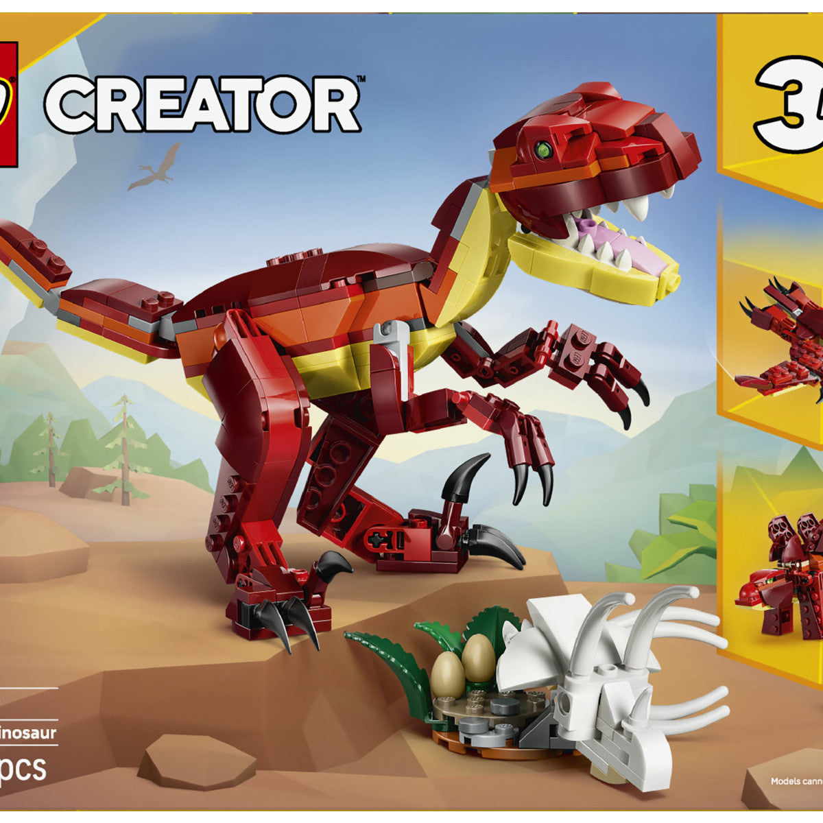 Set costruzioni LEGO 31379 CREATOR 3 IN 1 Feroce dinosauro