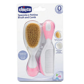 Chicco 00006569100000 Spazzola e Pettine, Rosa