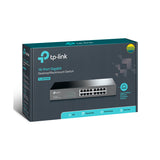 TP-Link TL-SG1016D(UN) switch di rete Non gestito L2 Gigabit Ethernet (10/100/1000) Nero